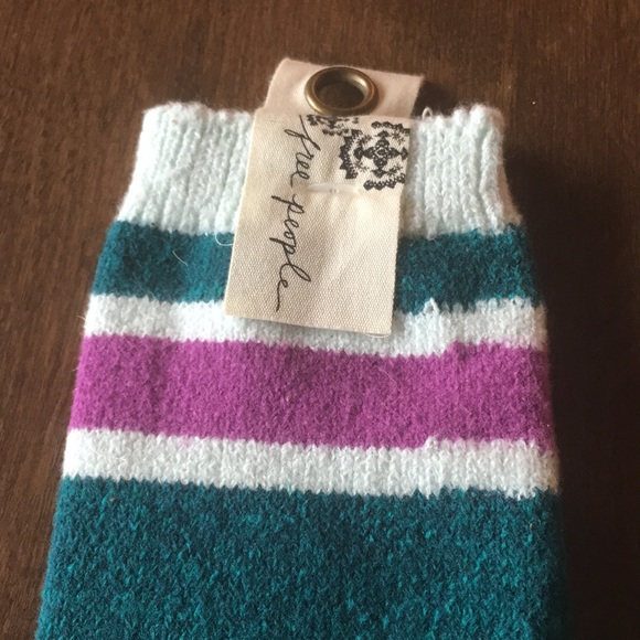 Free People Peacock Combo Cozy Socks - NWT - Picture 7 of 8